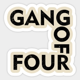 Gang Of Four Sticker